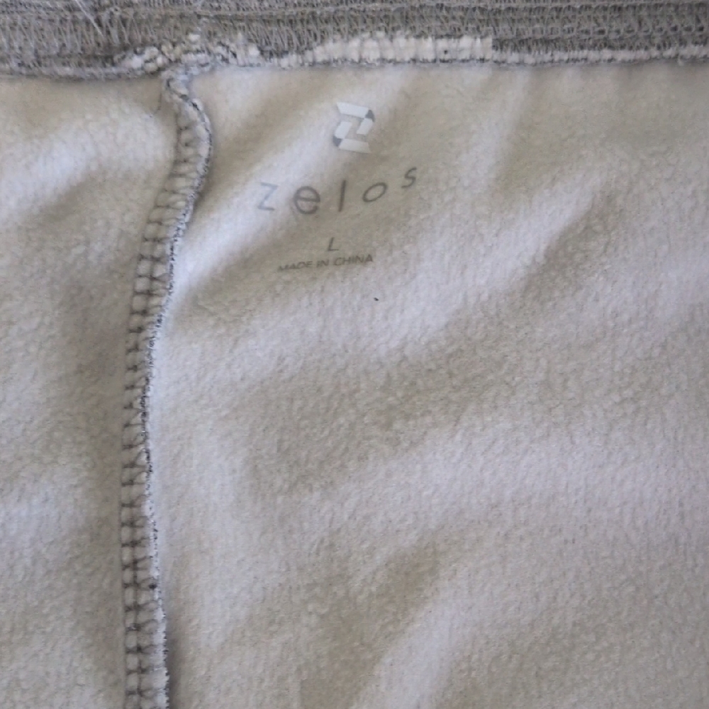 ZELOS Men's Light Gray Joggers  with Three pockets. Size L. Brand New. - Picture 4 of 14